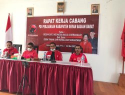 Konsolidasi Persiapan Pemilu Serentak 2024, PDIP Maluku Gelar Raker DPC