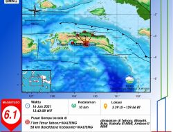 2 Rumah Ibadah dan 1 Sekolah Rusak Diguncang Gempa di Maluku Tengah