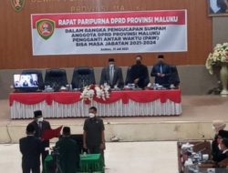 PAW Wellem, Halimun Dilantik Jadi Anggota DPRD Maluku