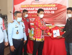 Kemenkumham Maluku Salurkan 750 Paket Bantuan PPKM