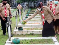 Kwarda Maluku Ziarah Makam Pahlawan dan Gelar Vaksinasi Covid-19