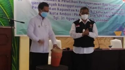 Genjot SDM Berdaya Saing, Dinas Koperasi Ambon Gelar PK2UKM