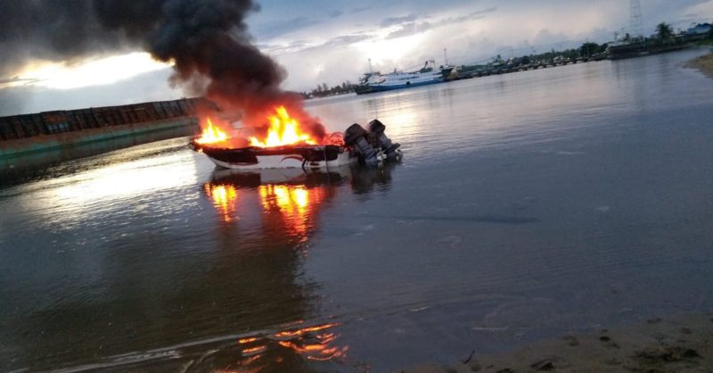 Kebakaran Speedboat