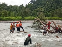 Seberangi Sungai Ruatah, Warga Makariki Hilang, Pasukan Brimob Dikerahkan Bantu Pencarian