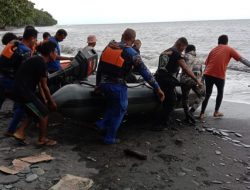 Nelayan Tamilouw Hilang Digulung Ombak