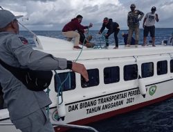 Mesin Speedboat Rusak, Wakil Walikota  Tual & Rombongan Terombang-ambing di Laut