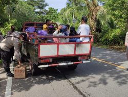 Polsek Salahutu Gagalkan Penyelundupan Miras