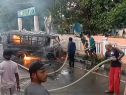 Mobil Angkot Terbakar, Jaringan Wifi di Langgur Mati Total