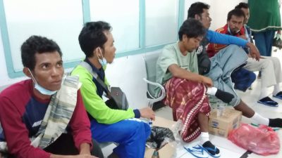 Kapal Tenggelam Dihantam Gelombang, 12 ABK Ditemukan di Laut Bursel, 4 Hilang