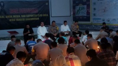 Doa Bersama untuk Korban Tragedi Kanjuruhan, Ini Pesan Kapolresta Ambon
