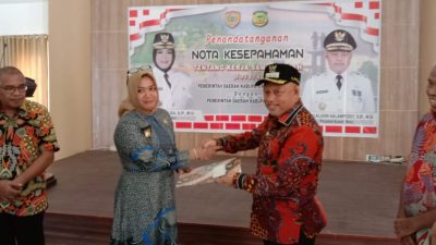 Pemkab Buru Selatan & Pemkab Buru Tandatangani MoU Kerja Sama Daerah
