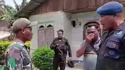 Viral Video Anggota Brimob vs Babinsa di Pulau Buru Adu Mulut