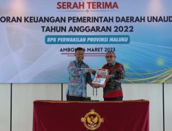 Bupati MBD Serahkan LKPD 2022 ke BPK Maluku