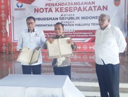 Pemkab Maluku Tengah-Ombudsman Tandatangani MoU