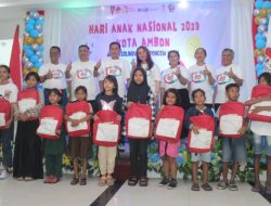 Rayakan Hari Anak Nasional, Ini Harapan Pj Wali Kota Ambon