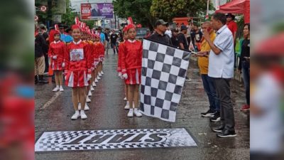 Peringati HUT GPM & Kota Ambon, Bodewin Lepas Peserta LGJI