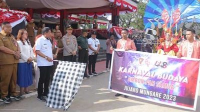 Jelang HUT Kota Ambon, Pemkot Gelar Karnaval Budaya