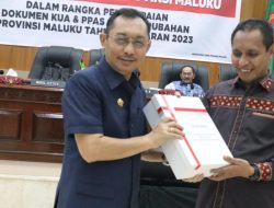 Pemprov Serahkan Dokumen KUA-PPAS APBD Perubahan 2023 ke DPRD Maluku