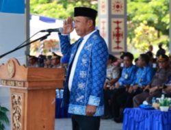 Pj Bupati Malteng Pimpin Upacara HUT Kota Masohi, Ini Harapannya