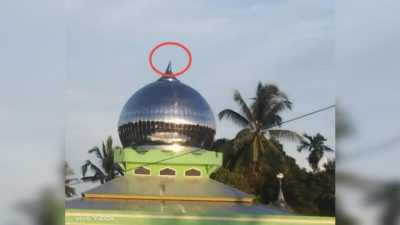 Polisi Lacak Pencuri Emas 2,6 Kg Hiasan Kubah Masjid Desa Kayeli