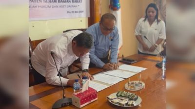 Pemkab SBB–Kejari SBB Teken MoU Penanganan Aset Daerah