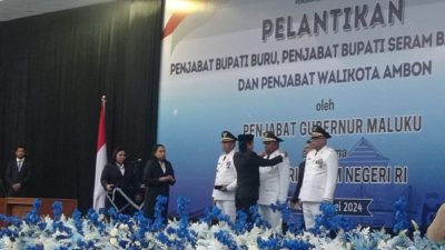 Lantik 3 Pj Kepala Daerah, Pj Gubernur Maluku Ingatkan Netralitas ASN Saat Pilkada