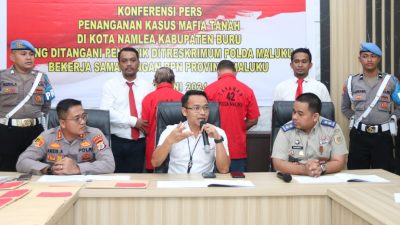 Polisi Tangkap 2 Mafia Tanah di Namlea, 1 Masih Buron