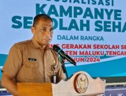 Sosialisasi Gerakan Sekolah Sehat, Ini Harapan Pj Bupati Malteng