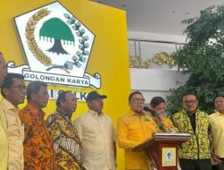 Golkar Umumkan Rekomendasi Bacagub-Bacawagub di 10 Daerah, Maluku Menyusul