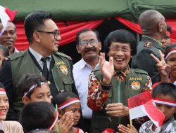 Kapolres SBB Dampingi Ketua LPAI Kunjungi Kampung Pancasila