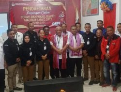 Daftar di KPU MBD, BTN-ARI Ajak Pendukung Ciptakan Pilkada Bermartabat