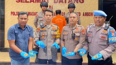 Nekat Selundupkan Pistol-Amunisi, Kakek 77 Tahun Ditangkap di Pelabuhan Ambon