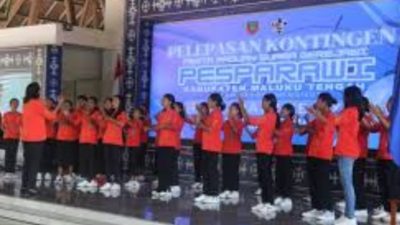 Kontingen Malteng Optimis Juara Pesparawi Maluku