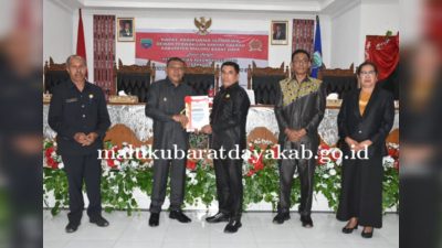 DPRD MBD Serahkan Rekomendasi LKPJ Bupati Tahun 2024
