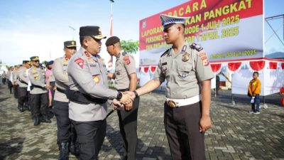 621 Personel Polda Maluku Naik Pangkat, Kapolda: Syukuri Apa yang Telah Diberikan