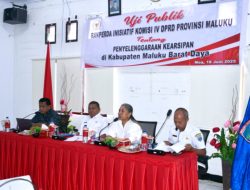 Komisi IV DPRD Maluku Uji Ranperda Kearsipan, Diapresiasi Pemda MBD