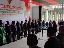 Wali Kota Ambon Lantik Pejabat Pimpinan Tinggi Pratama