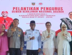 Pelantikan Pengurus Dekranasda, Bupati Malteng Dorong Pengrajin Naik Kelas