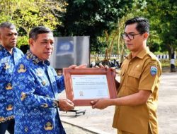 Dinas PUPTR MBD Raih Penghargaan Pengelolaan Arsip Dinamis